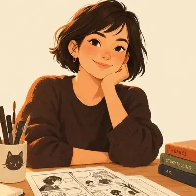 林晚 - 作者专区头像 作者林晚头像插画